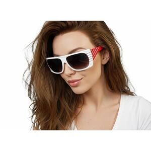 Martins Lunette Italy Drift Racer Sunglasses Red Racing